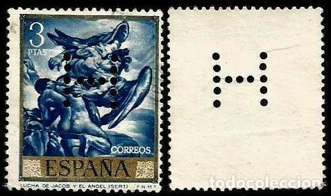 Sellos: EDIFIL 1717 PERFORADO H - Foto 1