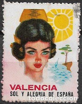 Sellos: VI&Ntilde;ETAS. Valencia, Sol y Alegr&iacute;a de Espa&ntilde;a (o) - Foto 1