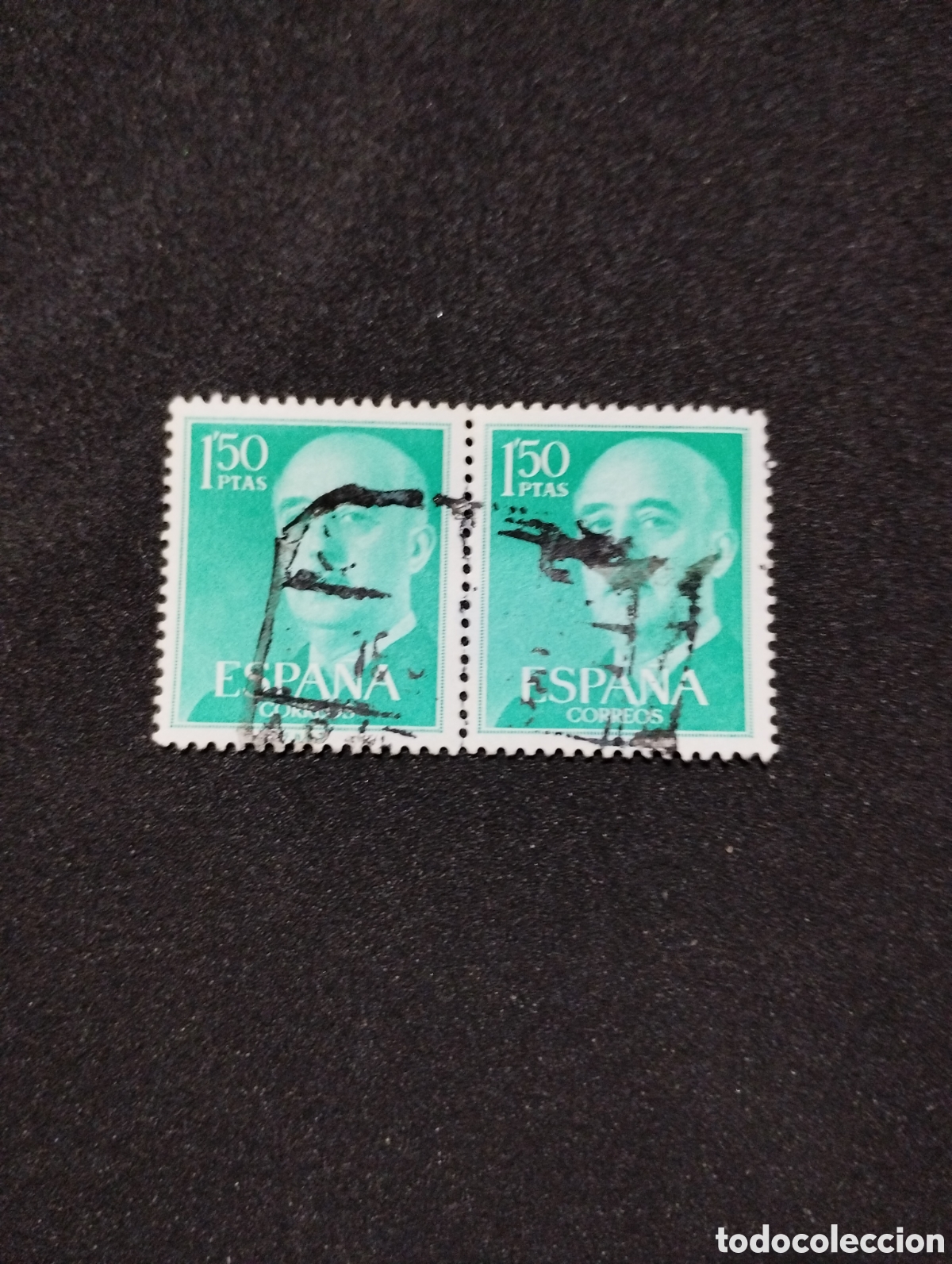 Sellos: Sellos de franco en bloque de dos - Foto 2