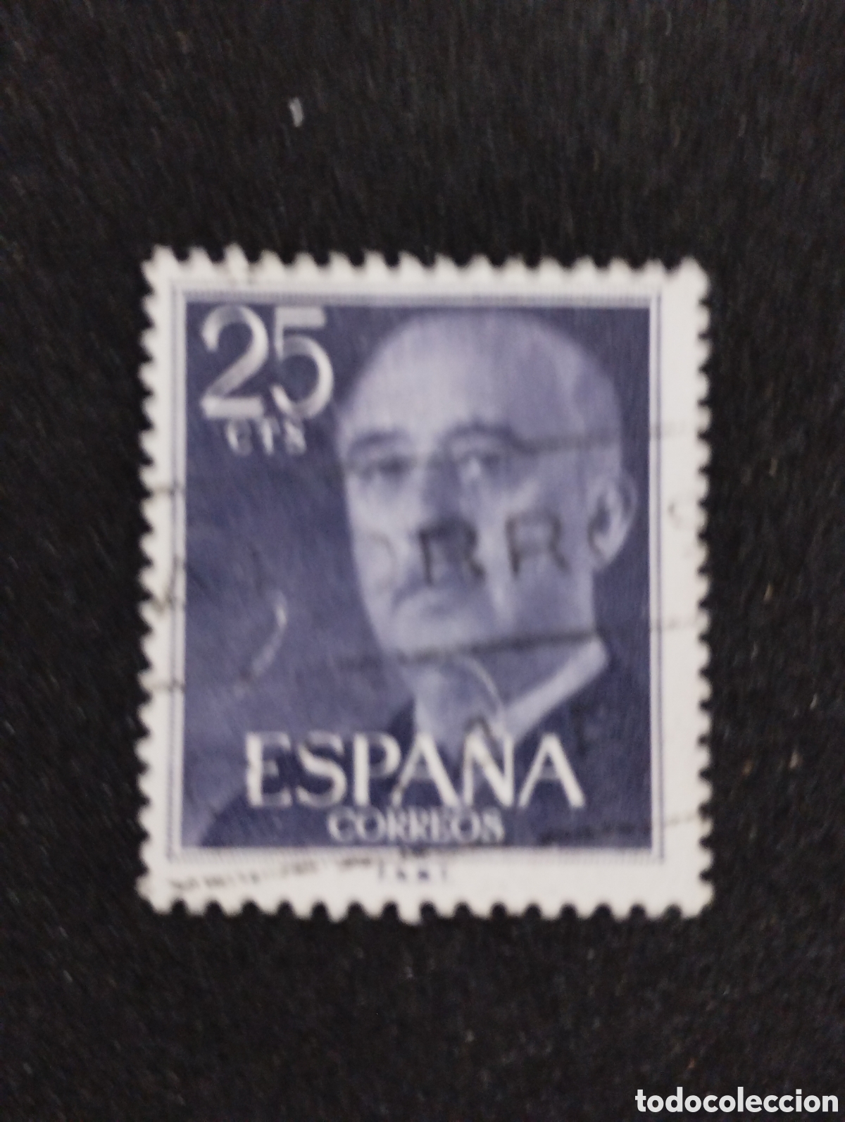 Sellos: Sello de Franco de 0,25 c&eacute;ntimos - Foto 2