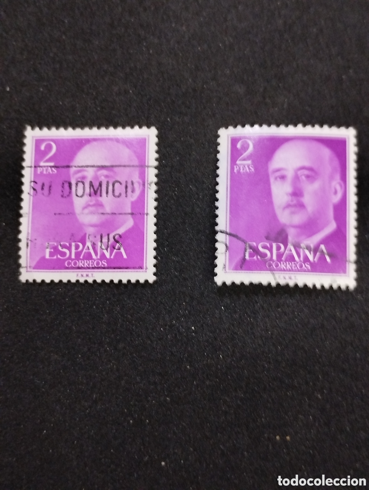 Sellos: Sellos d&eacute; Franco diferentes tonos - Foto 2
