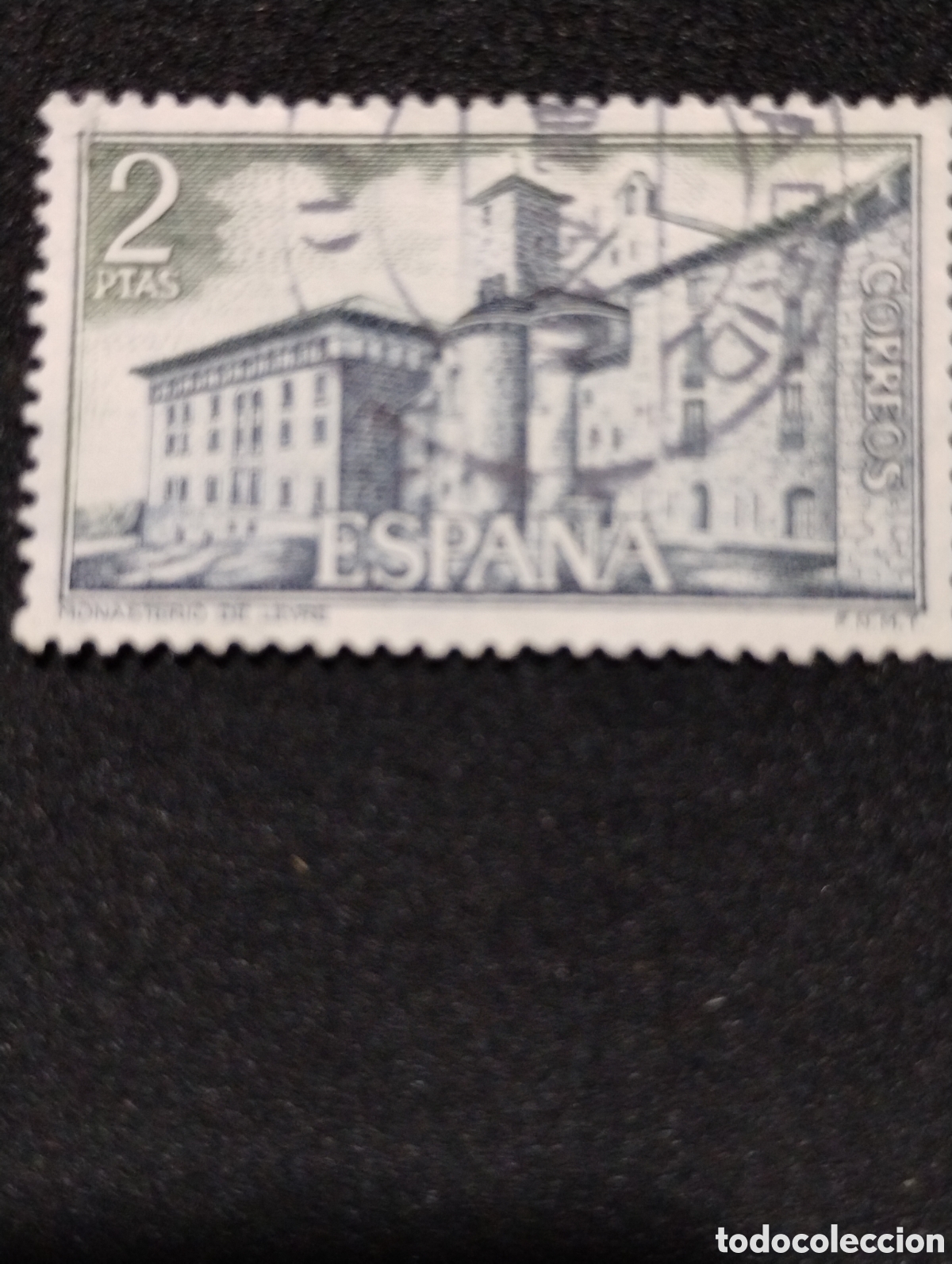 Sellos: Sello de Espa&ntilde;a, monasterio de Leyre - Foto 1