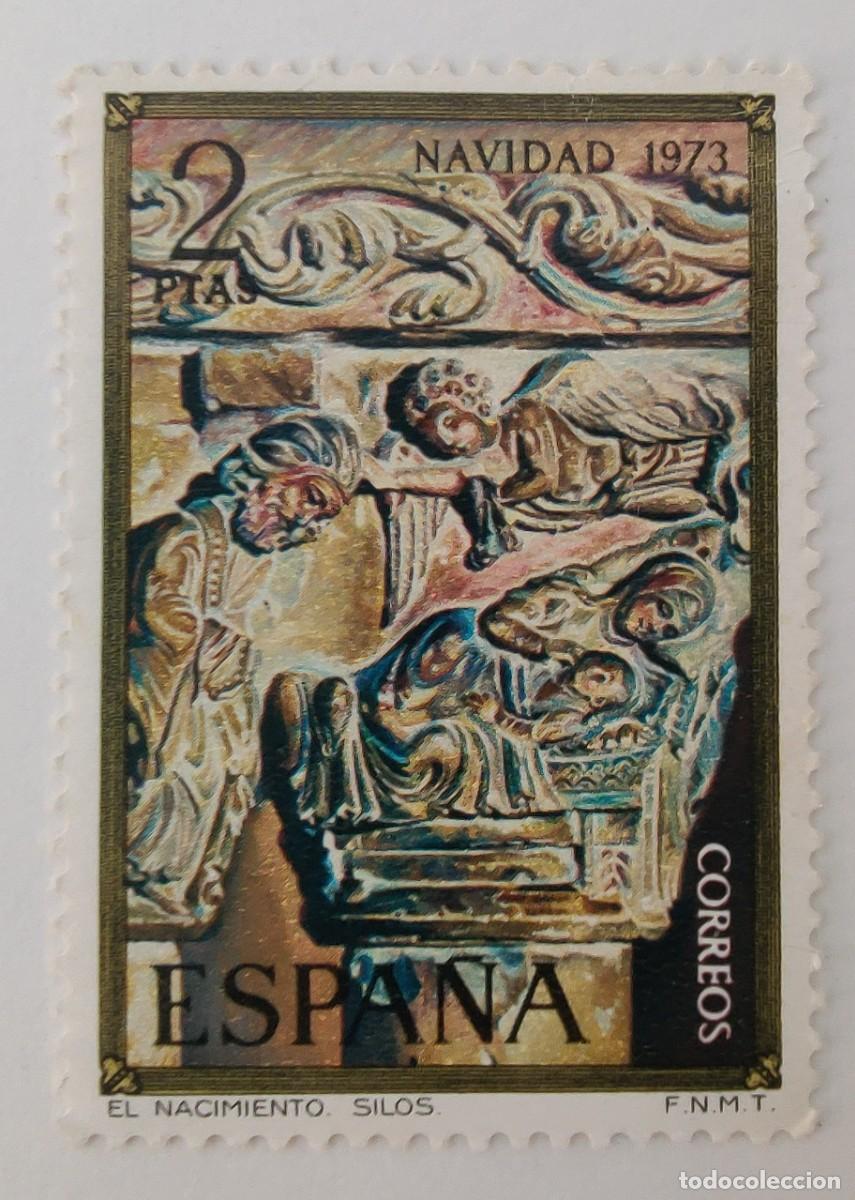 Sellos: 2 Sellos. Espa&ntilde;a. Navidad. C.C. A&ntilde;o 1973. - Foto 3
