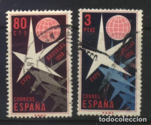 Sellos: S-11029- ESPA&Ntilde;A 1958. EXPO BRUSELAS. - Foto 1