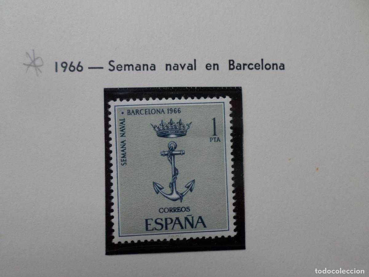 Sellos: 1966, semana naval de barcelona, edifil 1737 - Foto 1