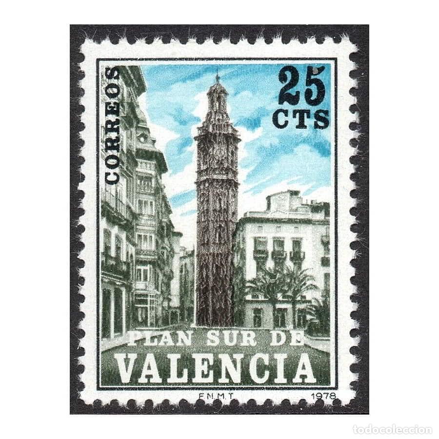 Sellos: Espa&ntilde;a 1978 [SLL] Valencia. Plan Sur (MNH) - Foto 1