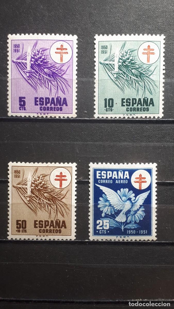 Sellos: ESPA&Ntilde;A . A&ntilde;o 1950 **. EDIFIL 1084/7 - Foto 1