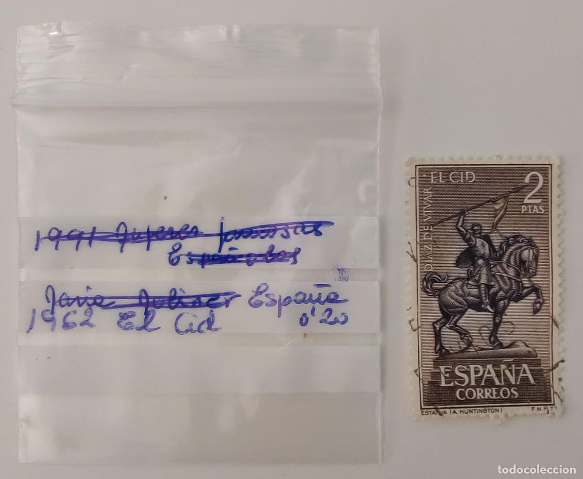 Sellos: Sello. Espa&ntilde;a. El Cid. A&ntilde;o 1962. - Foto 6