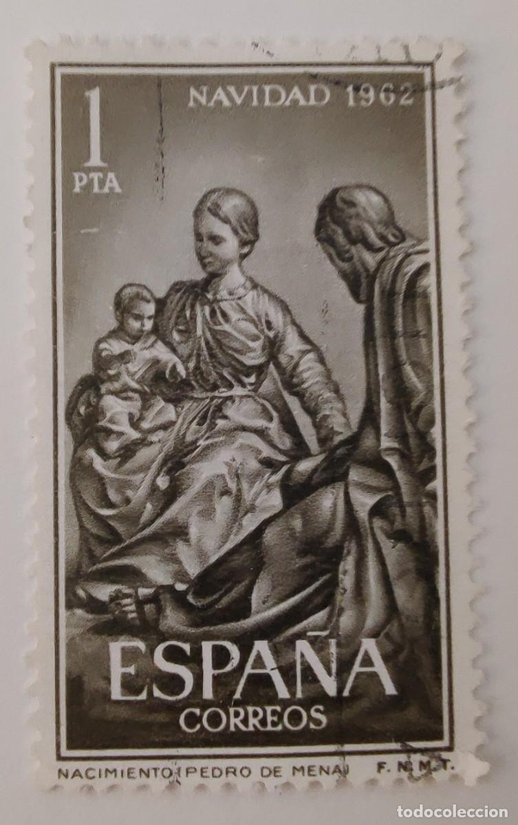 Sellos: Sello. Espa&ntilde;a. Navidad. A&ntilde;o 1962. - Foto 3