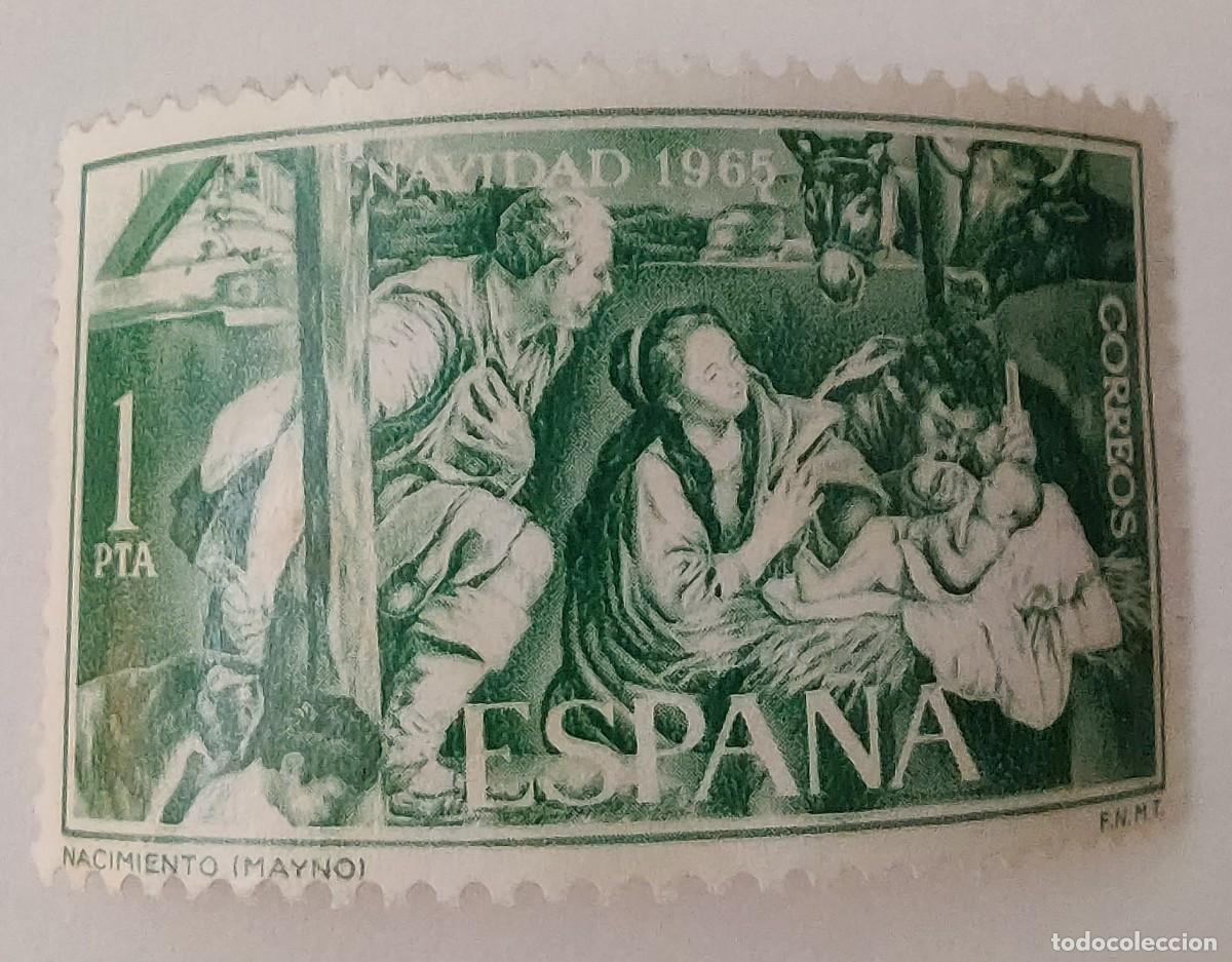 Sellos: Sello. Espa&ntilde;a. Navidad. Sin sellar. A&ntilde;o 1965. - Foto 1