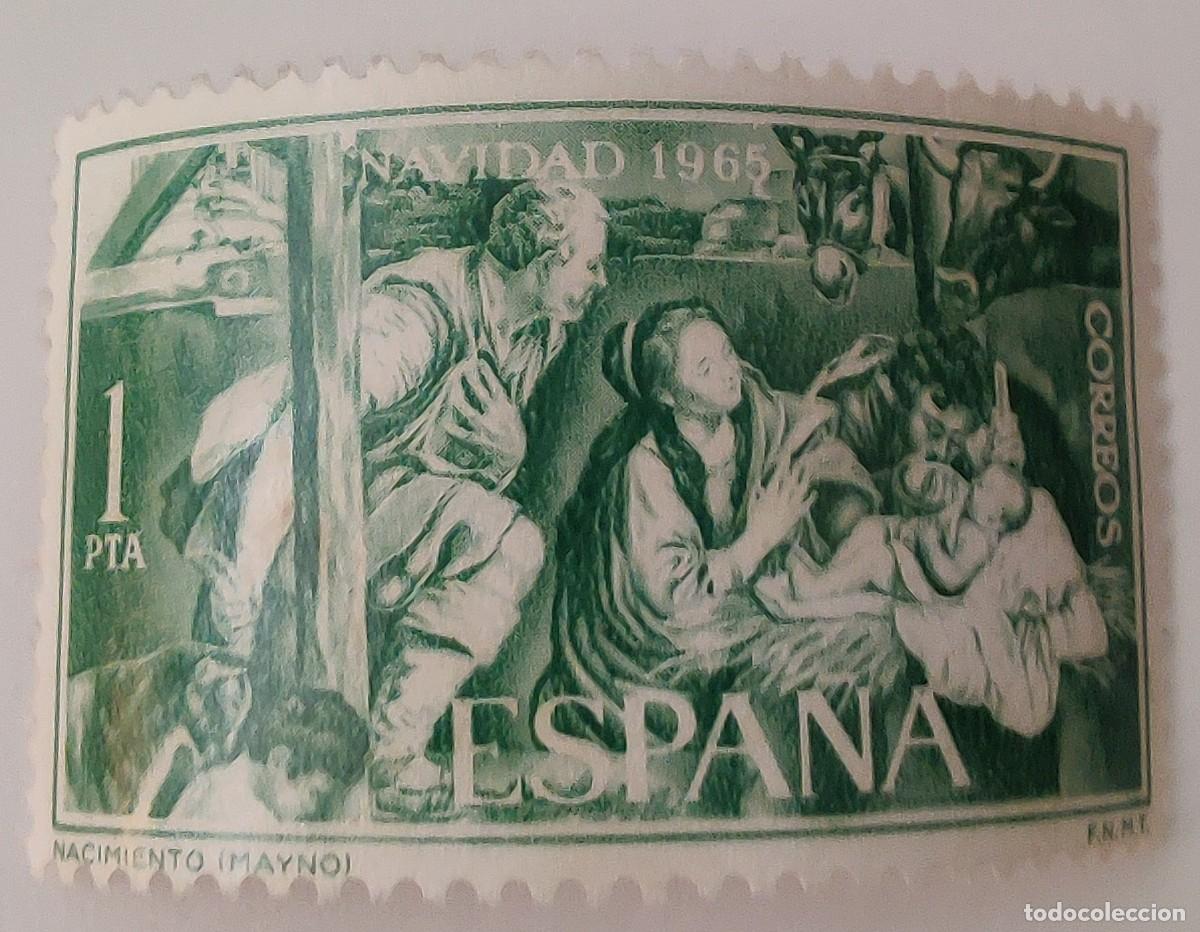 Sellos: Sello. Espa&ntilde;a. Navidad. Sin sellar. A&ntilde;o 1965. - Foto 5