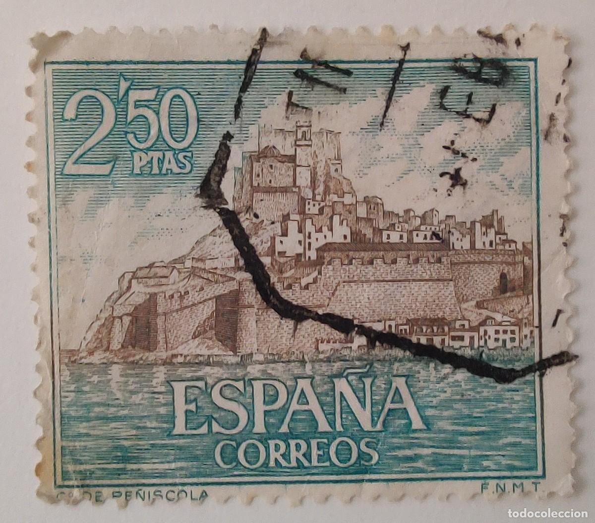 Sellos: 5 Sellos. Espa&ntilde;a. Castillos. A&ntilde;o 1967. - Foto 4