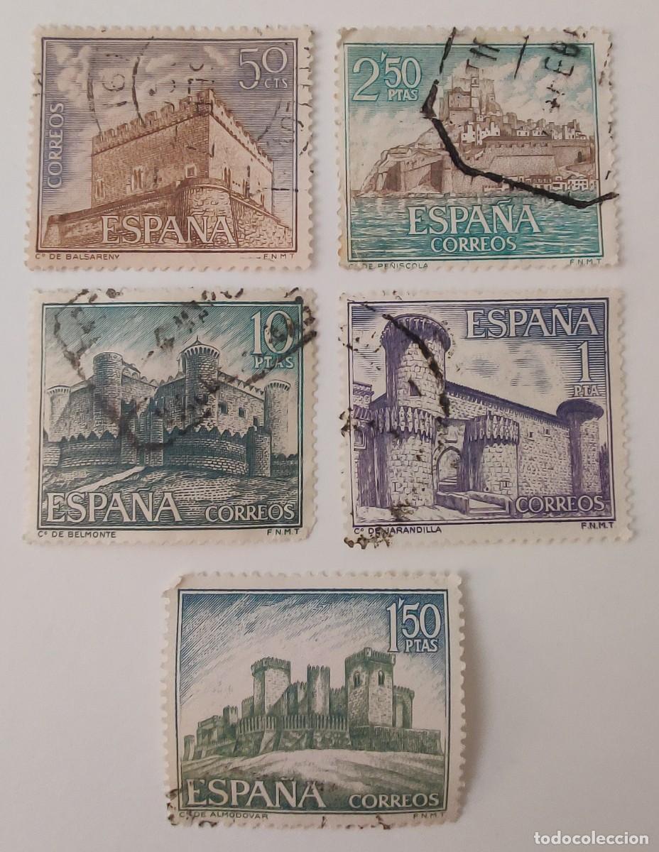 Sellos: 5 Sellos. Espa&ntilde;a. Castillos. A&ntilde;o 1967. - Foto 9