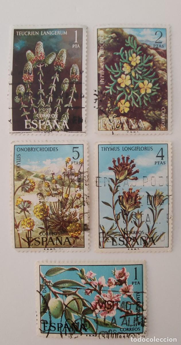 Sellos: 5 Sellos. Espa&ntilde;a. Flora. A&ntilde;o 1974. - Foto 9