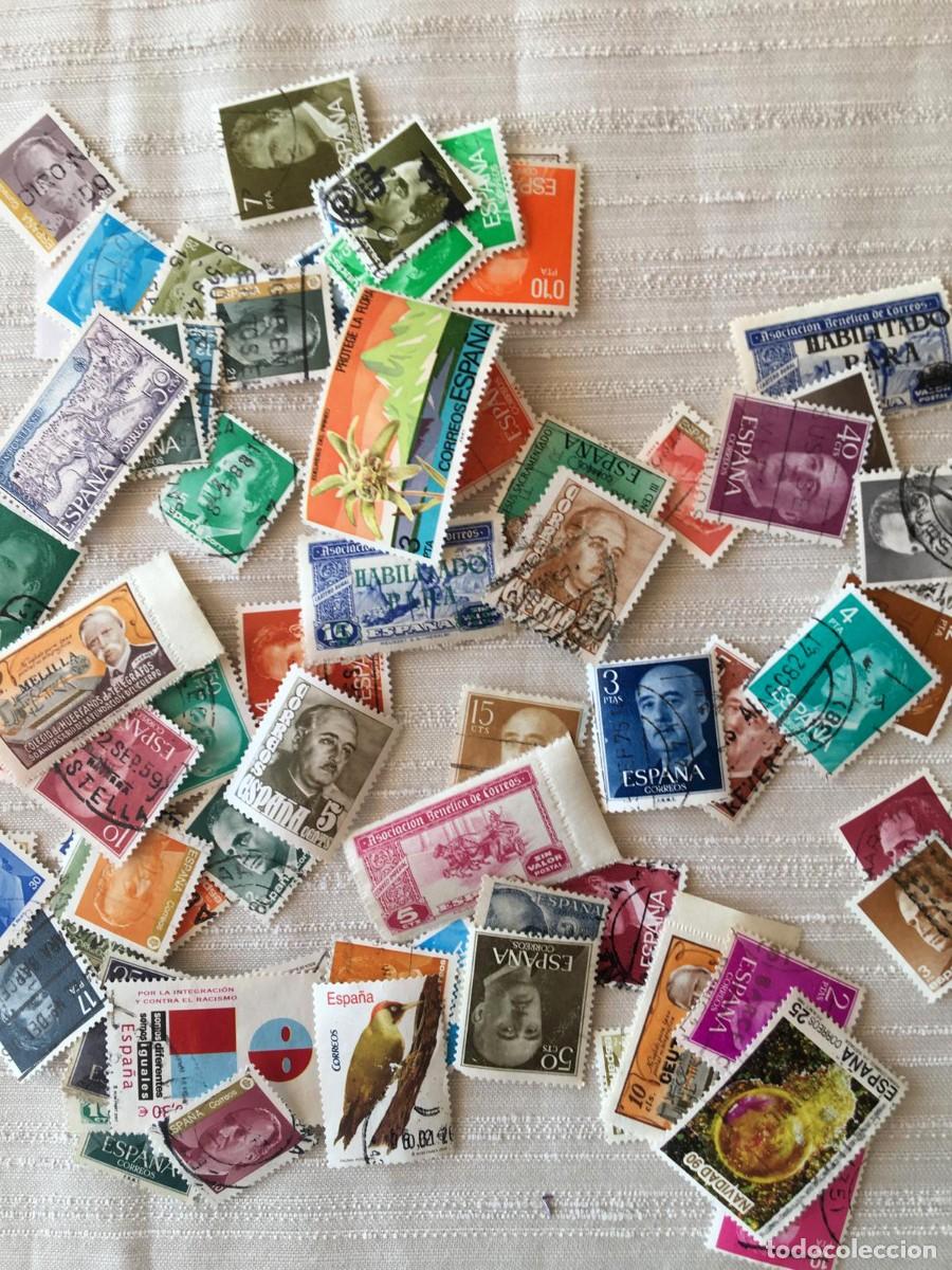 Sellos: Lote de 100 sellos de Espa&ntilde;a - Foto 3