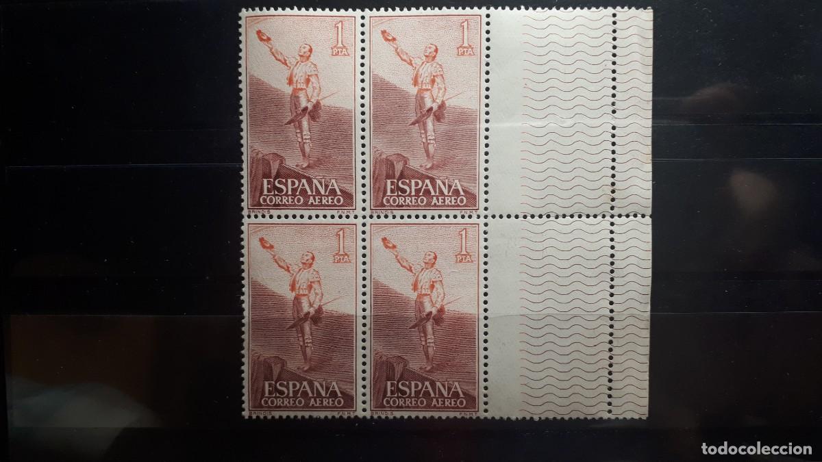 Sellos: ESPA&Ntilde;A A&ntilde;o 1960 * * EDIFIL. - 1268. BLOQUE DE 4. - Foto 1