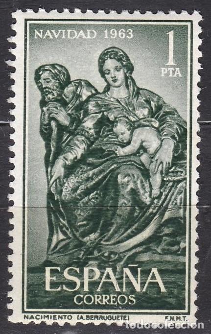 Sellos: ESPA&Ntilde;A 1963 - NAVIDAD - EDIFIL 1535* - Foto 1