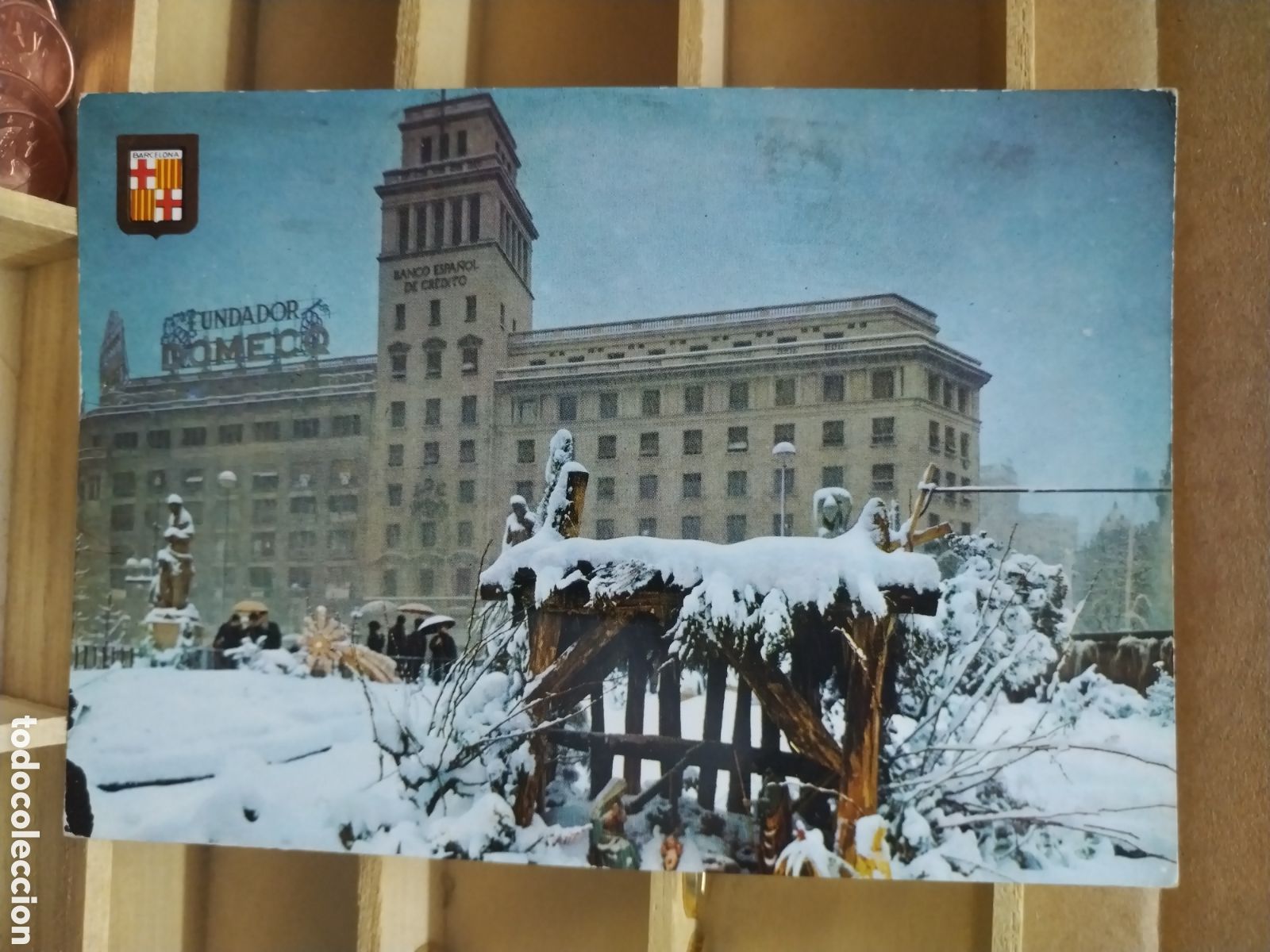 Sellos: POSTAL CON SELLO DE ESPA&Ntilde;A a&ntilde;o 1964 - Foto 1