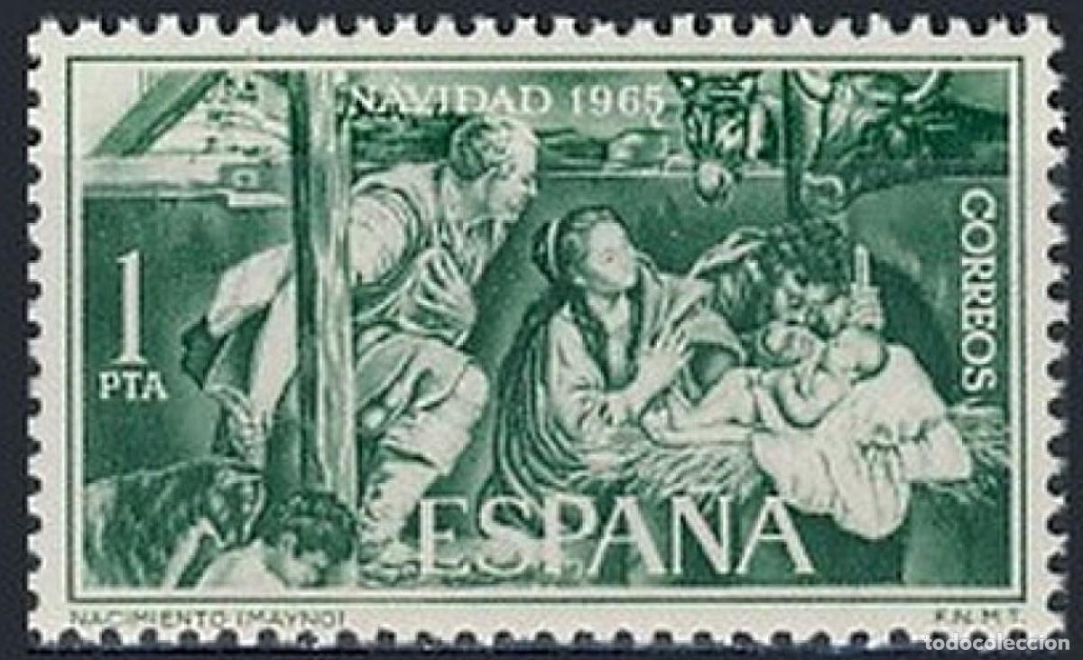 Sellos: ESPA&Ntilde;A 1965 - NAVIDAD - EDIFIL 1692* - Foto 1
