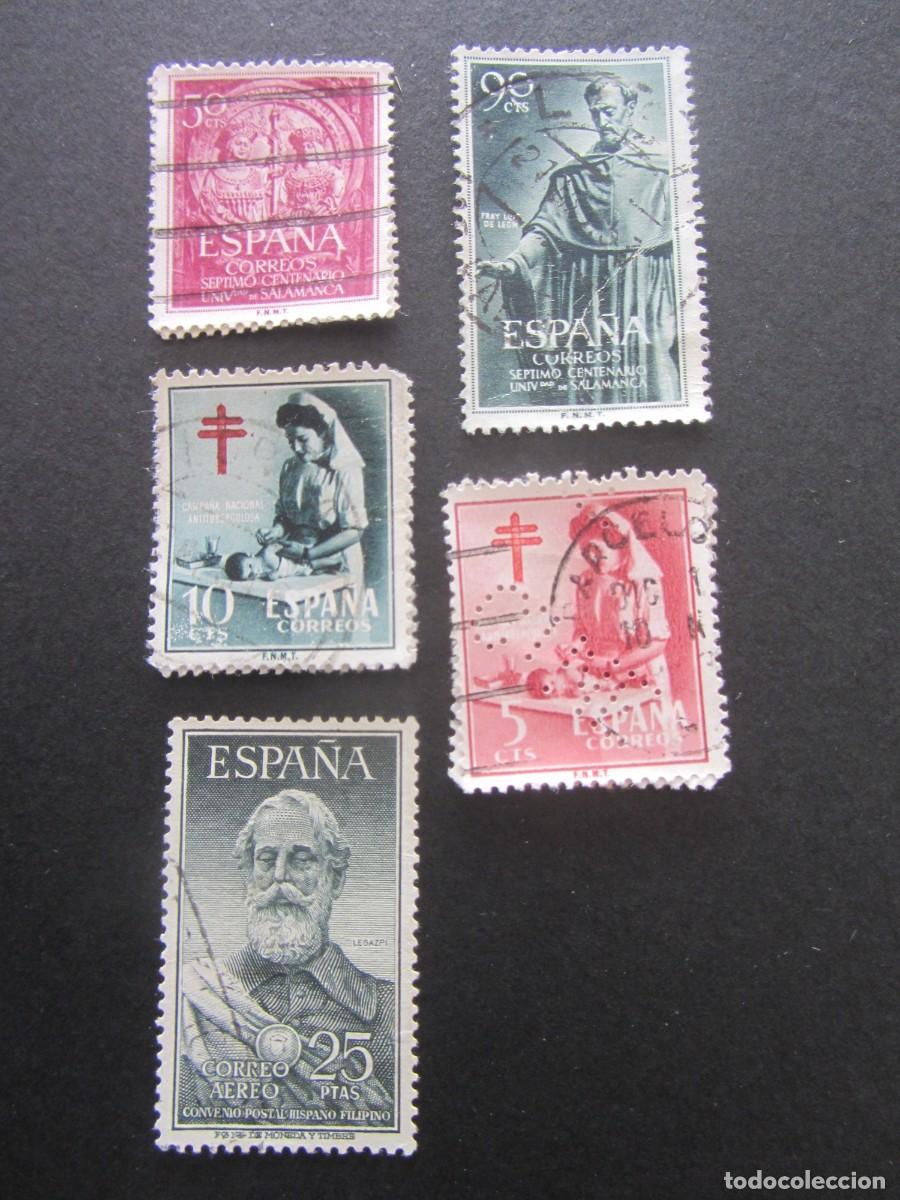 Sellos: SELLOS ESPA&Ntilde;A A&Ntilde;O 1953. USADOS - Foto 1