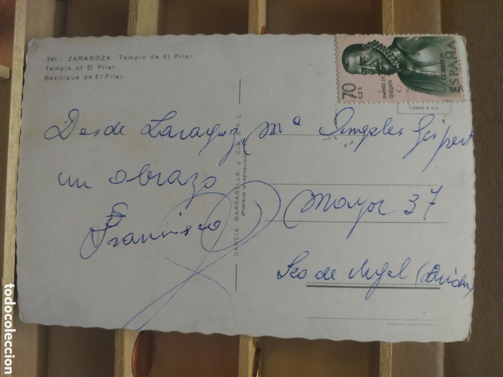 Sellos: POSTAL DE ESPA&Ntilde;A CON SELLO - Foto 2