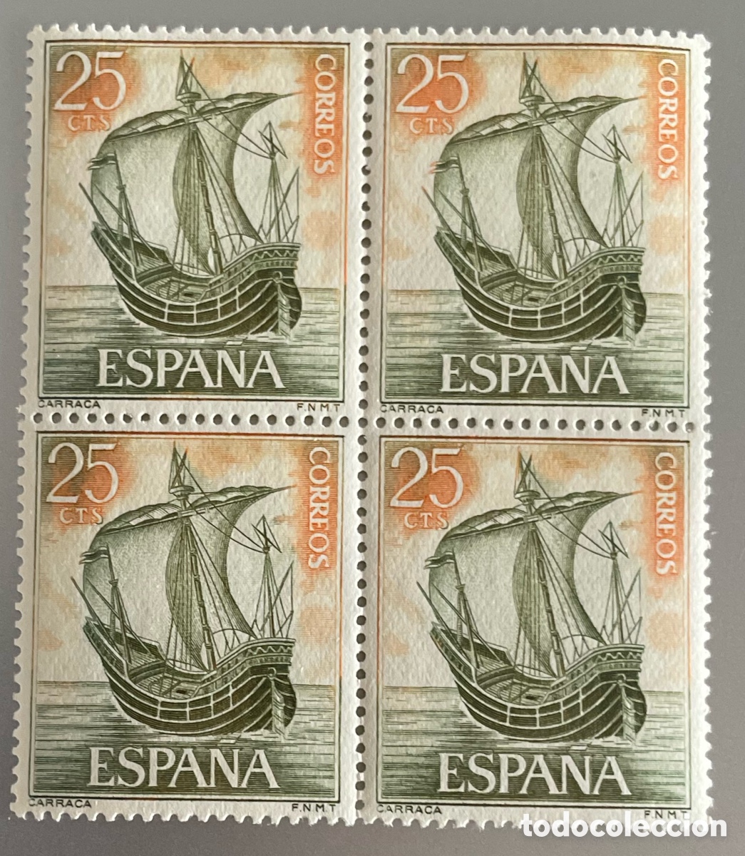 Sellos: Espa&ntilde;a. Homenaje a La Marina. 1964 - Foto 1