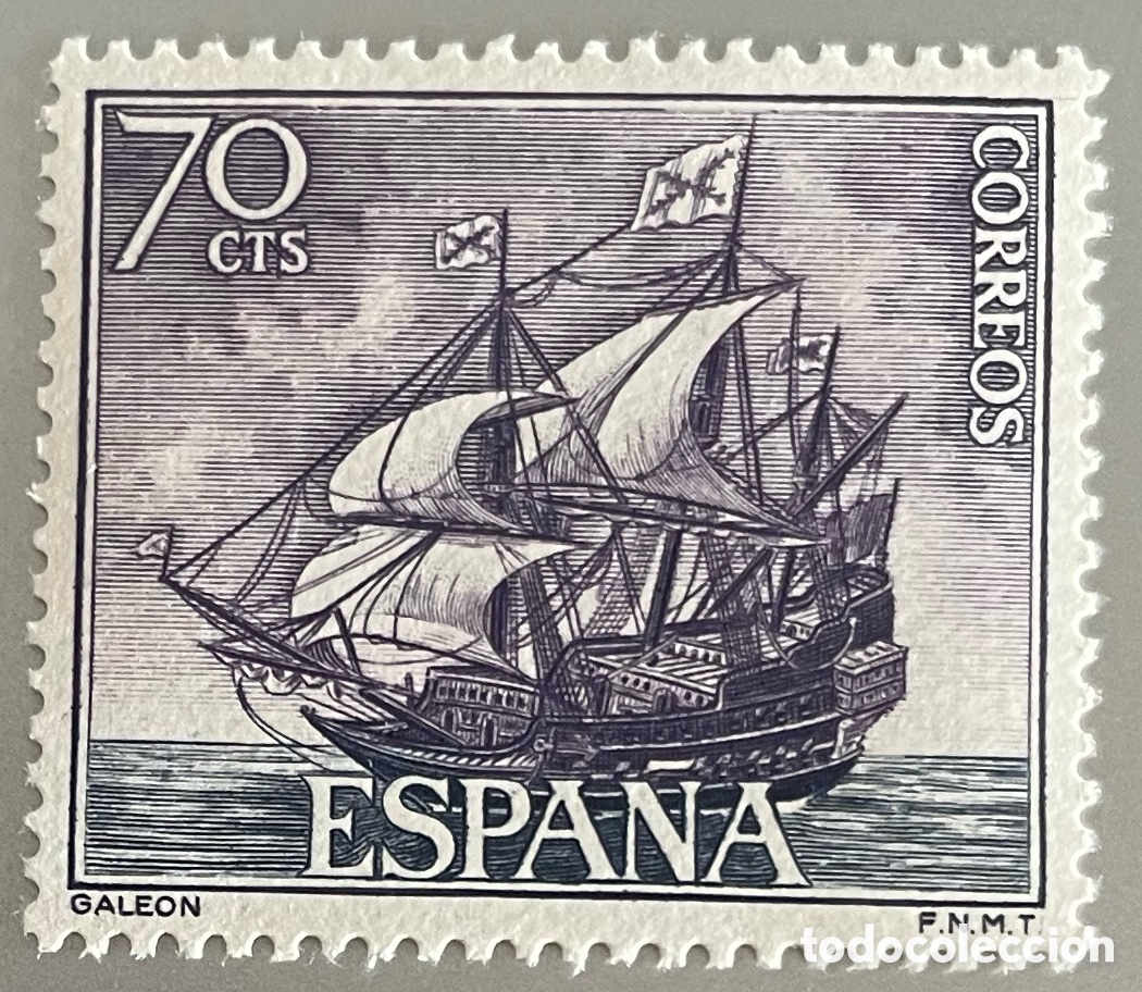 Sellos: Espa&ntilde;a. Homenaje a La Marina. 1964 - Foto 1