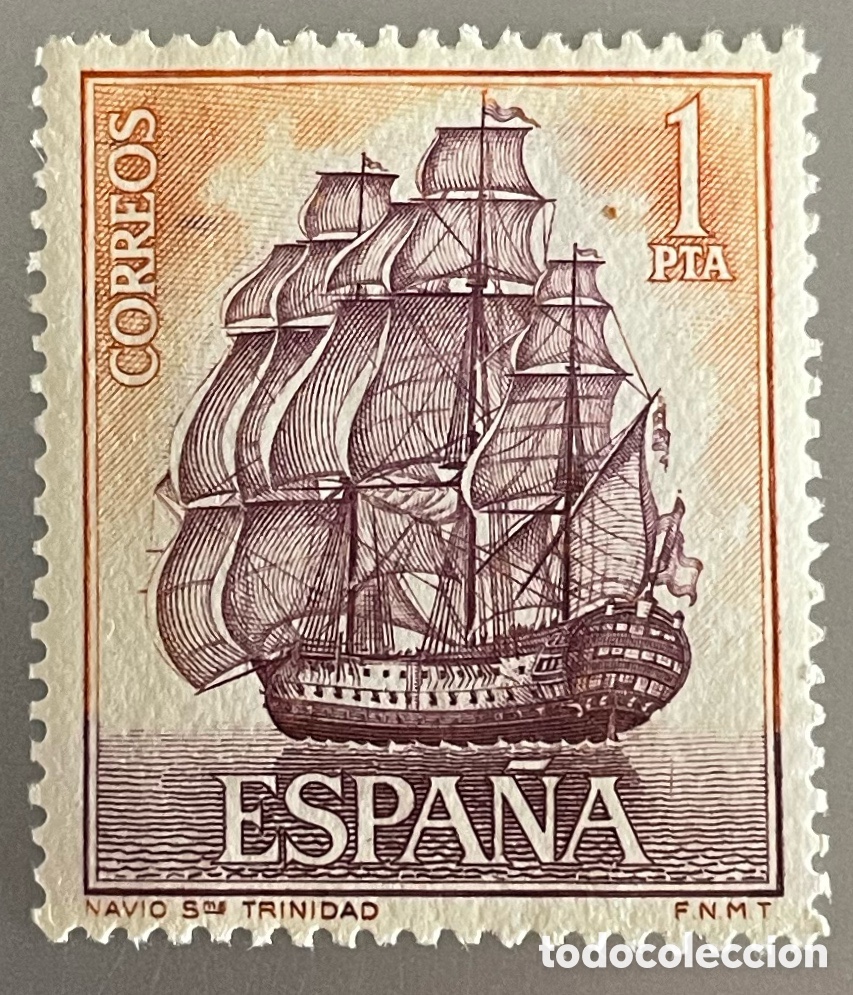 Sellos: Espa&ntilde;a. Homenaje a La Marina. 1964 - Foto 1