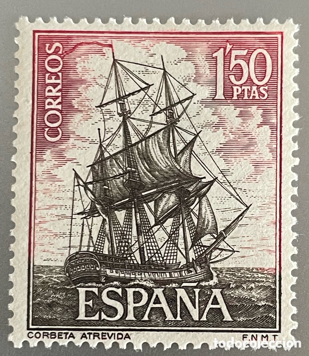 Sellos: Espa&ntilde;a. Homenaje a La Marina. 1964 - Foto 1