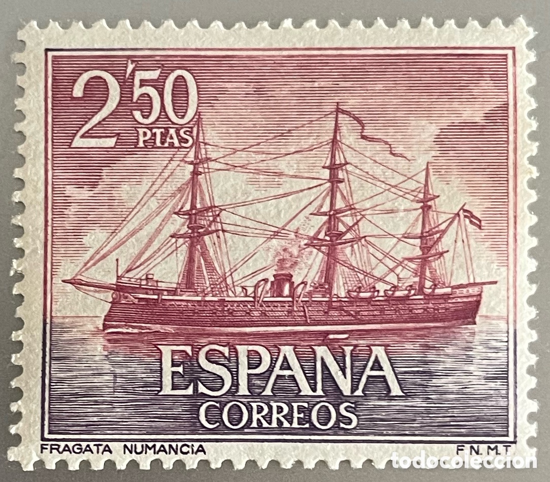 Sellos: Espa&ntilde;a. Homenaje a La Marina. 1964 - Foto 1