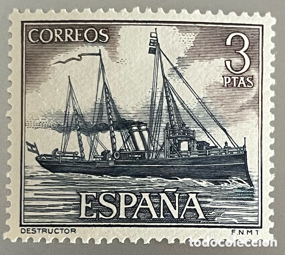 Sellos: Espa&ntilde;a. Homenaje a La Marina. 1964 - Foto 1