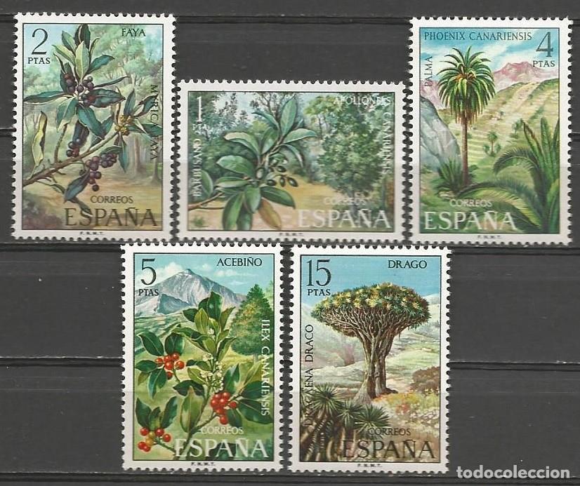 Sellos: ESPA&Ntilde;A 1973 - FLORA - EDIFIL 2120/2124** - Foto 1