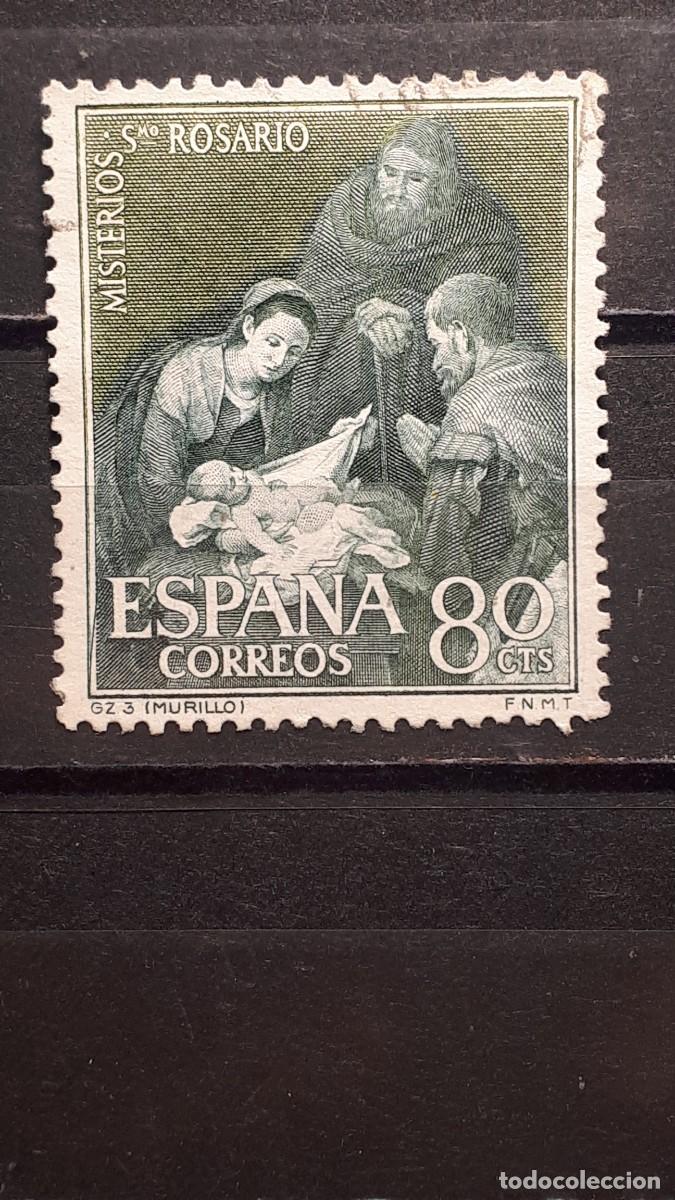 Sellos: ESPA&Ntilde;A. A&Ntilde;O 1962. &deg;. EDIFIL 1465 - Foto 1