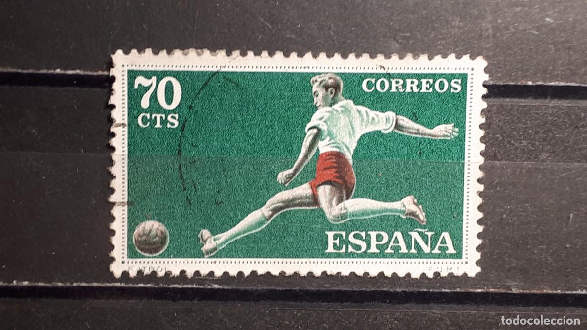 Sellos: ESPA&Ntilde;A. A&Ntilde;O 1960. &deg;. EDIFIL 1308 - Foto 1