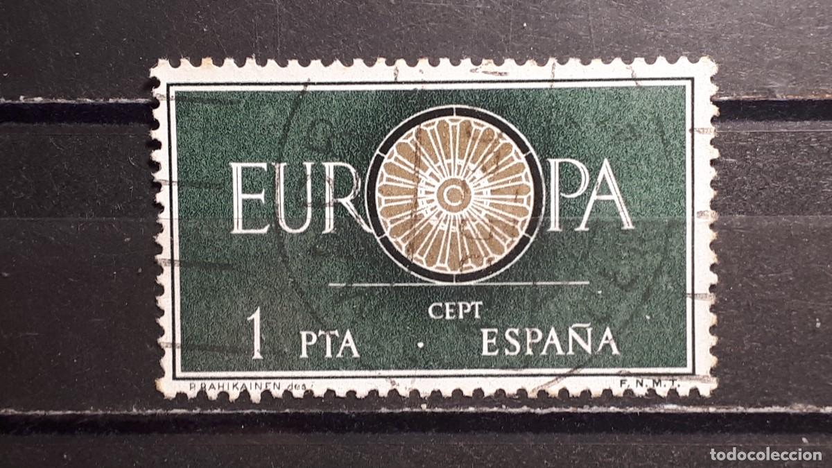 Sellos: ESPA&Ntilde;A A&Ntilde;O 1960. &deg;. EDIFIL 1294 - Foto 1