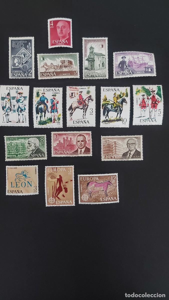 Sellos: SELLOS ESPA&Ntilde;A A&Ntilde;O 1975 COMPLETO. NUEVOS - Foto 1
