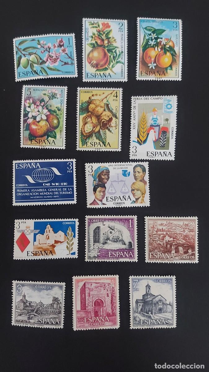Sellos: SELLOS ESPA&Ntilde;A A&Ntilde;O 1975 COMPLETO. NUEVOS - Foto 2