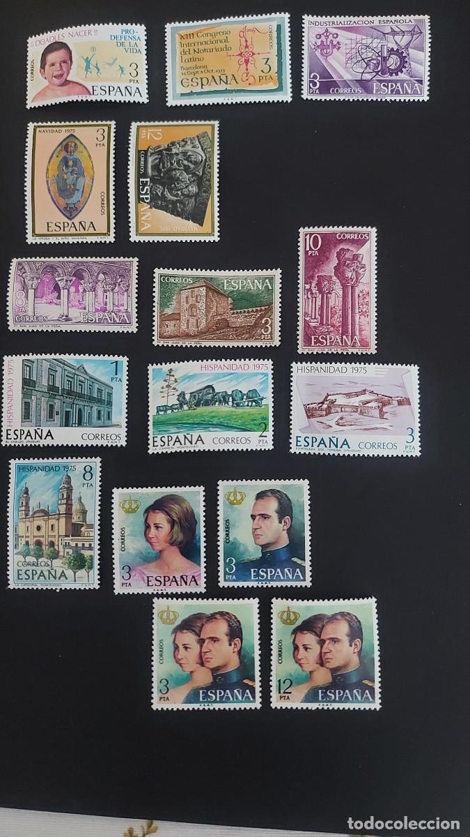 Sellos: SELLOS ESPA&Ntilde;A A&Ntilde;O 1975 COMPLETO. NUEVOS - Foto 5
