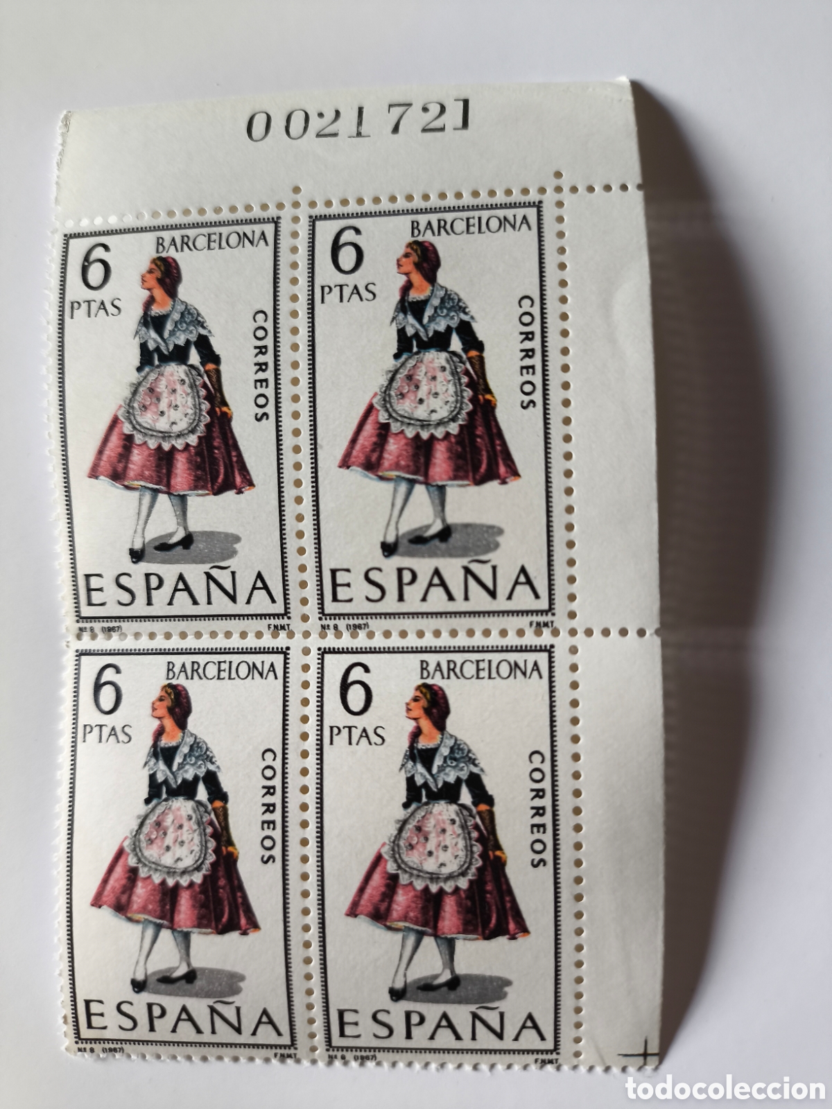 Sellos: Traje regional Barcelona - Foto 1