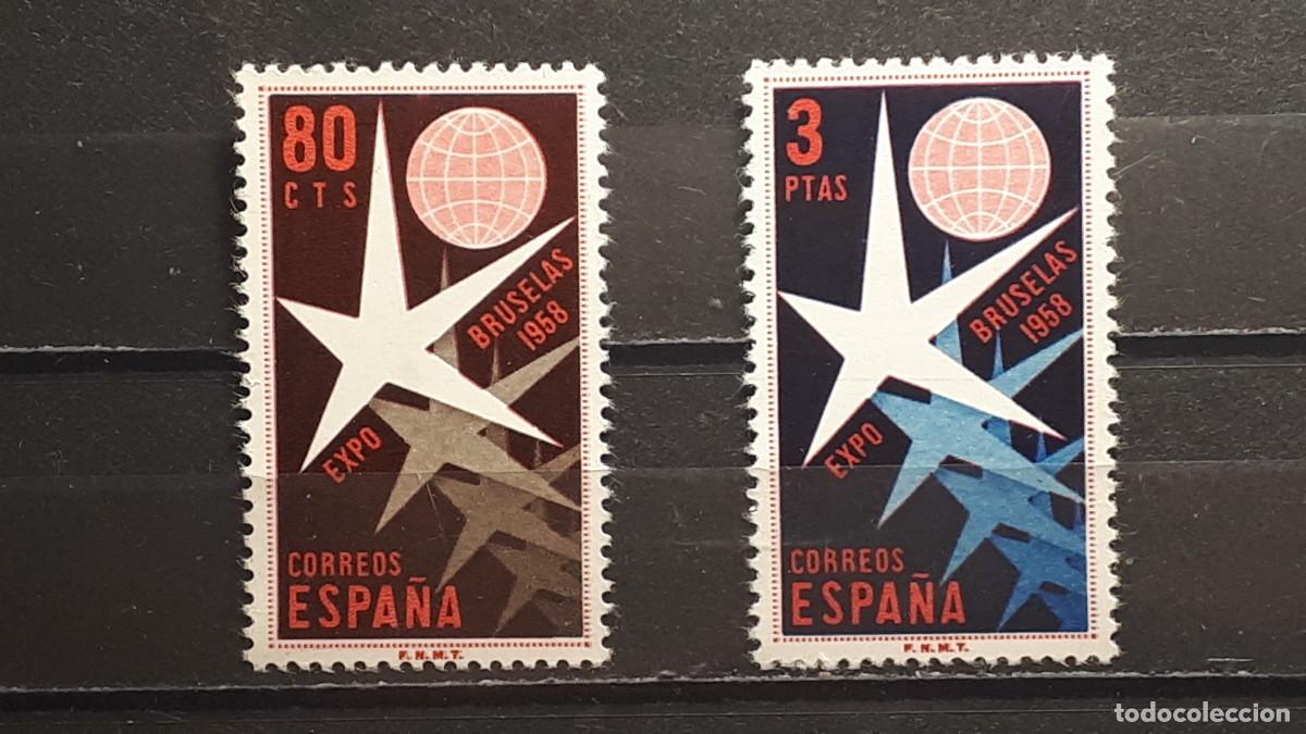 Sellos: Espa&ntilde;a ** A&ntilde;o 1958. Edifil 1220/21 - Foto 1