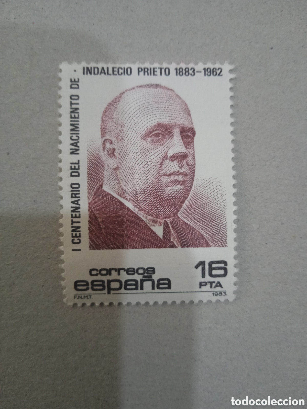Sellos: Sello 1 centenario nacimiento Indalecio Prieto - Foto 2