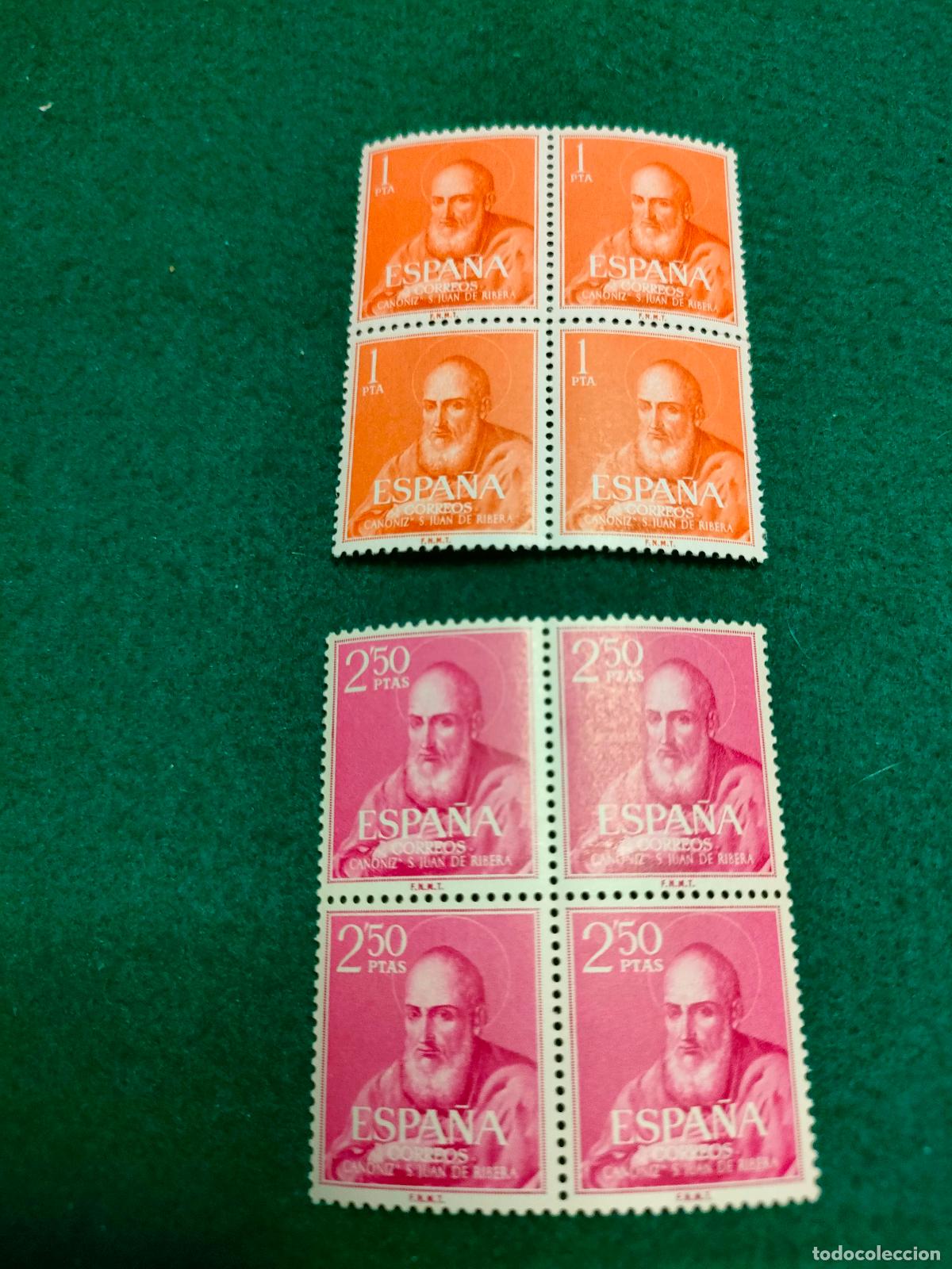 Sellos: EDIFIL 1292-93 SELLOS NUEVOS EN BLOQUE DE 4 - Foto 1