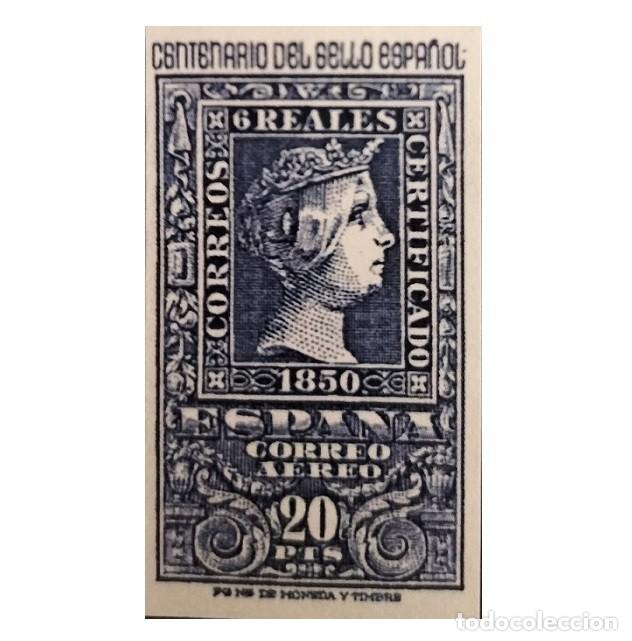 Sellos: Edifil 1081 MNH ** 1950 Centenario del sello Español valor de 20 Pts
