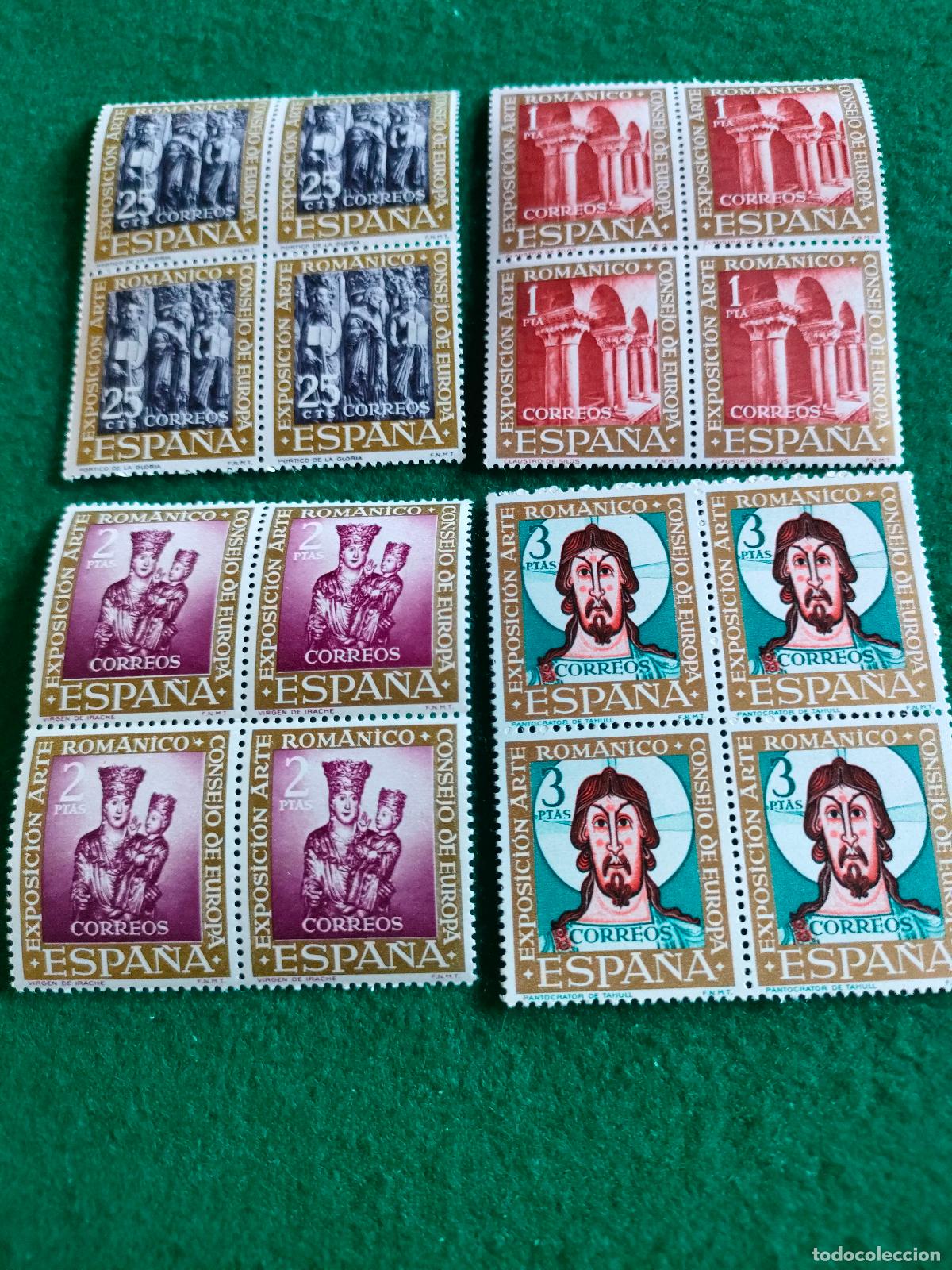 Sellos: EDIFIL 1365-68 SELLOS NUEVOS EN BLOQUE DE 4 - Foto 1
