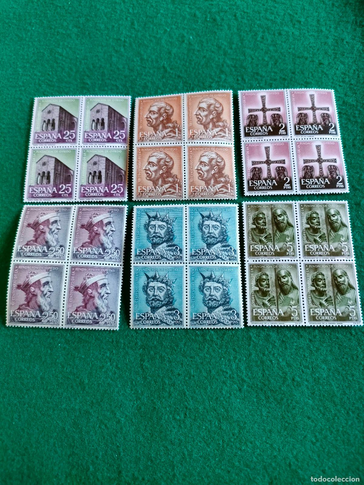 Sellos: EDIFIL 1394-99 SELLOS NUEVOS EN BLOQUE DE 4 - Foto 1