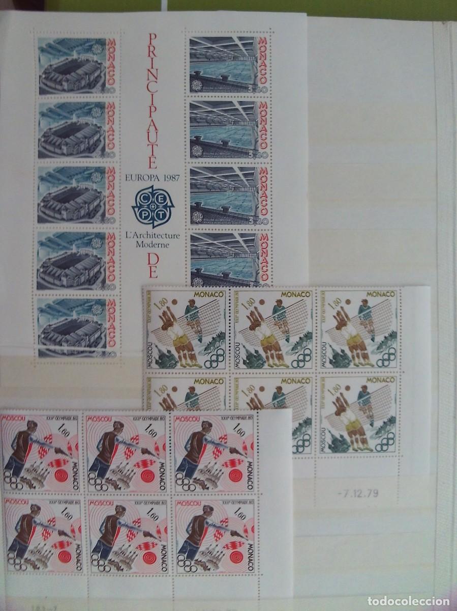 Sellos: LOTE DE 22 SELLOS DE MONACO EN 3 BLOQUES TOTALMENTE NUEVOS - Foto 1