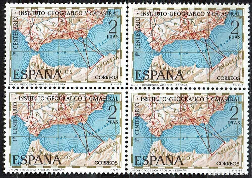 Sellos: ESPA&Ntilde;A 1970 - EDIFIL 2001 EN BLOQUE DE 4 (**) - Foto 1