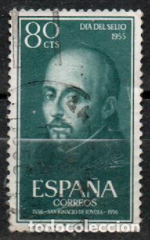 Sellos: Edifil 1168, San Ignacio de Loyola, usado - Foto 1