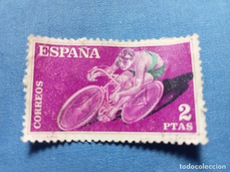 Sellos: sello Espa&ntilde;a 2 ptas ciclismo - Foto 1