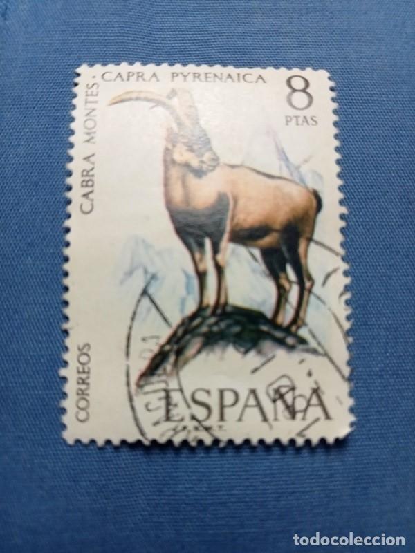 Sellos: sello Espa&ntilde;a 8 ptas cabra montes - Foto 1